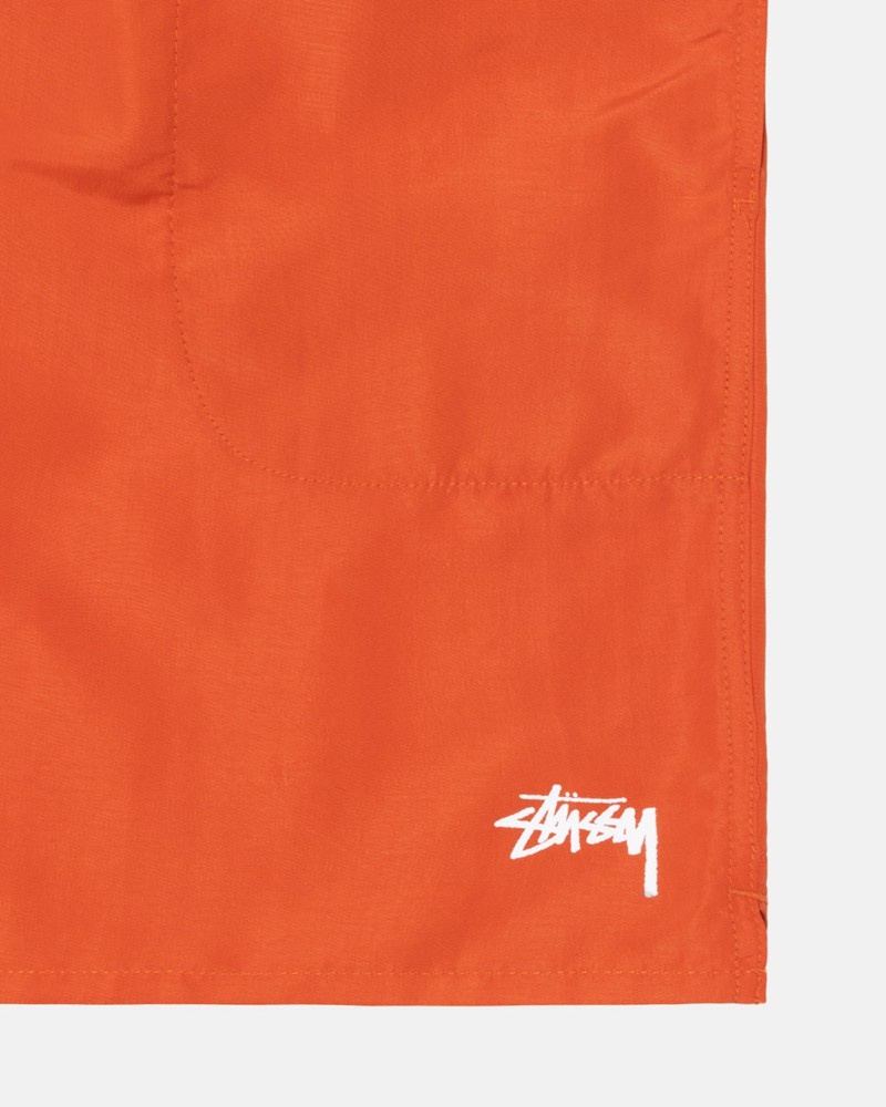 Pantalones Stussy WATER SHORT STOCK Unisex Naranjas | HOKG-25903