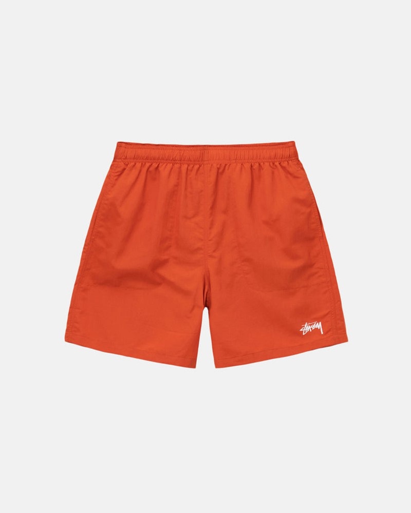 Pantalones Stussy WATER SHORT STOCK Unisex Naranjas | HOKG-25903