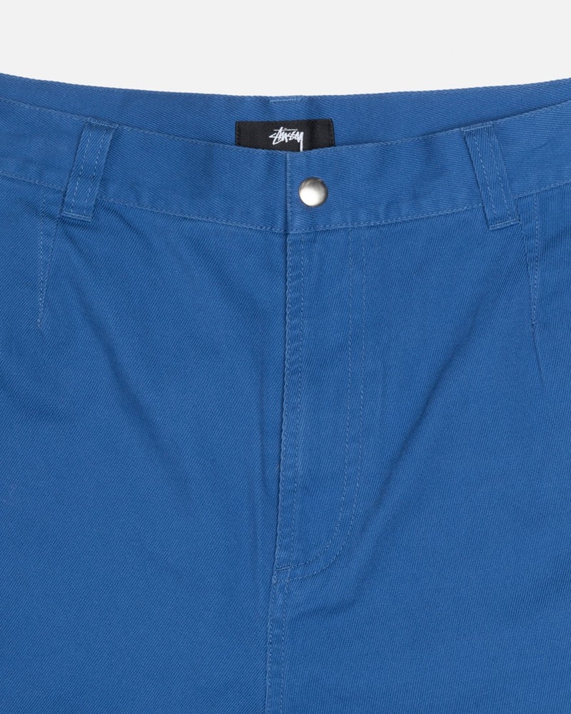 Pantalones Stussy WORKGEAR TROUSER TWILL Unisex Azul Rey | PKCL-38619