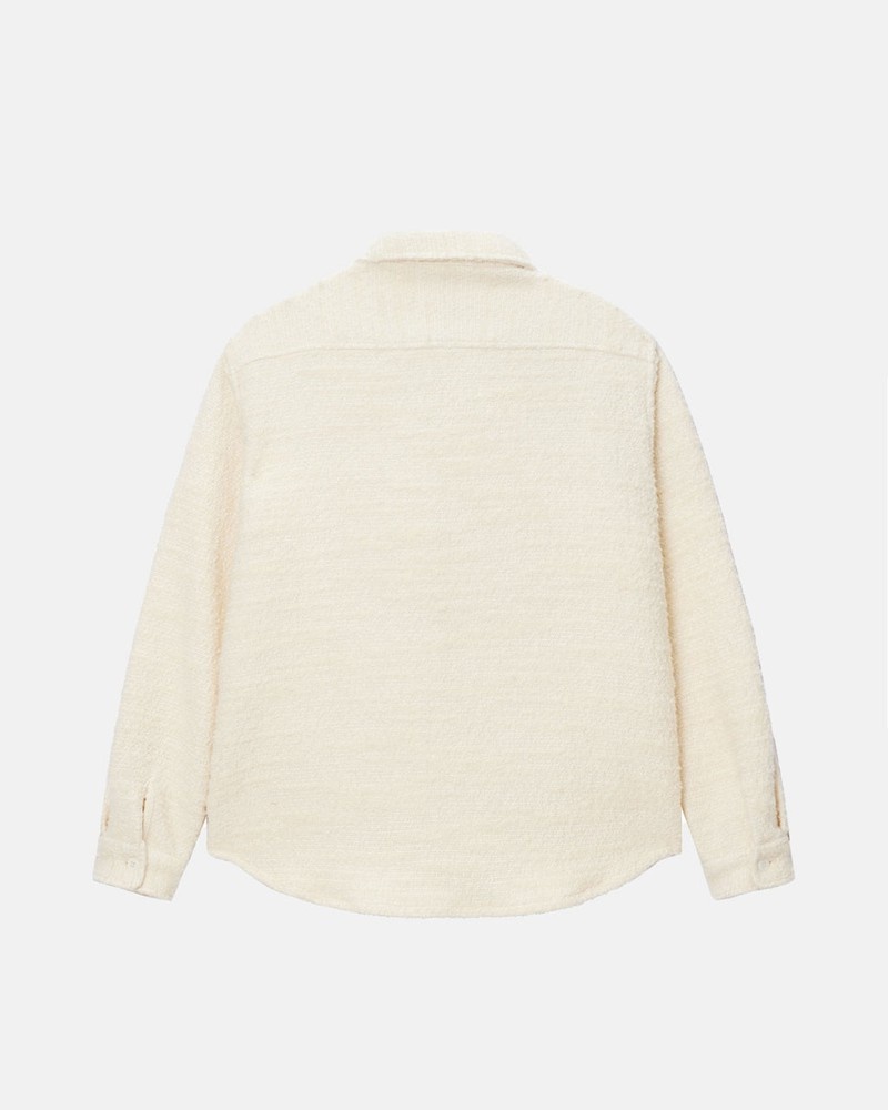 Ropa De Abrigo Stussy BOUCLE WOOL CPO Unisex Beige | XWEP-36074