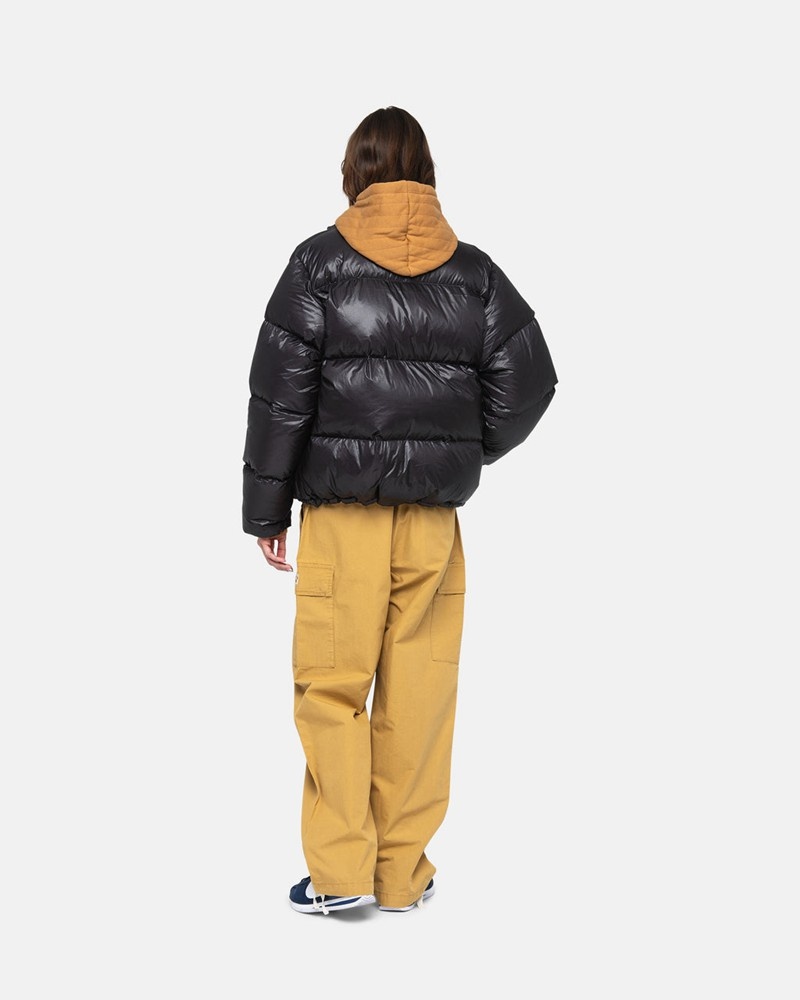 Ropa De Abrigo Stussy DOWN PUFFER PARACHUTE RIPSTOP Unisex Grises | LYSV-98652