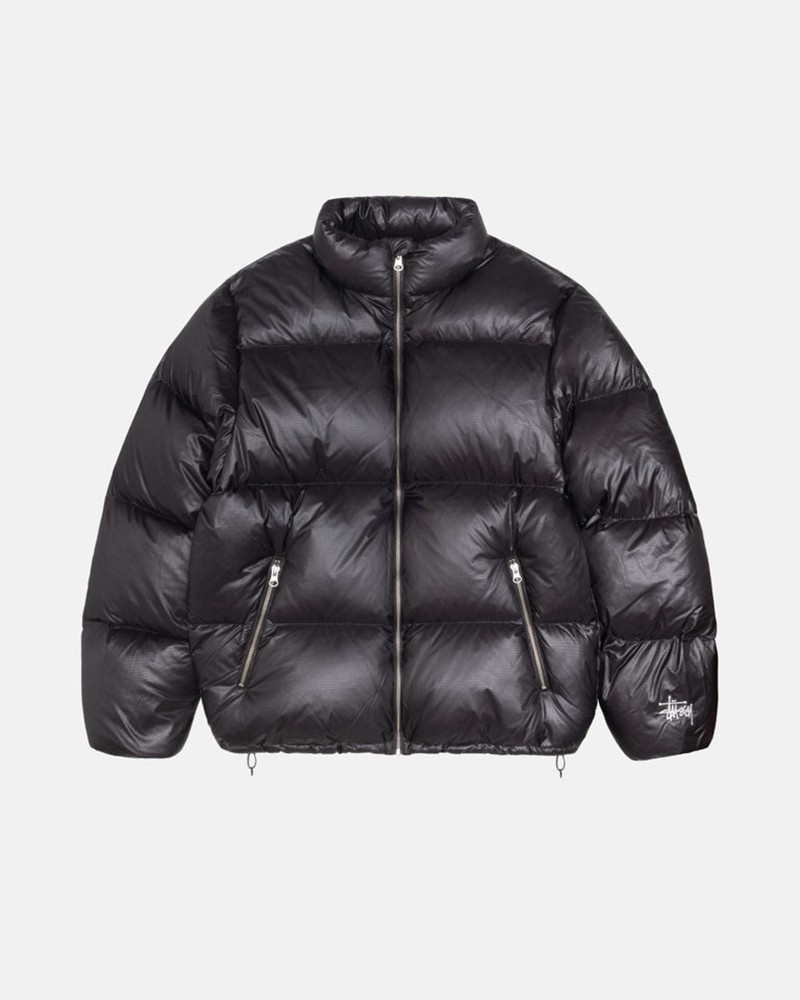 Ropa De Abrigo Stussy DOWN PUFFER PARACHUTE RIPSTOP Unisex Grises | LYSV-98652