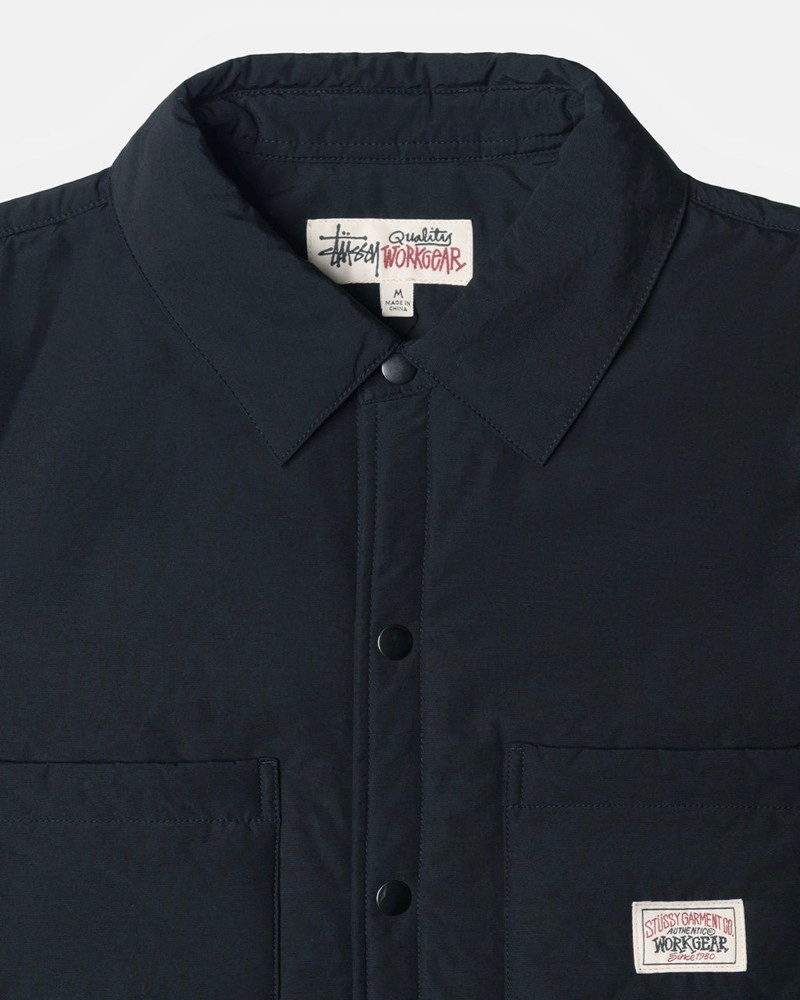 Ropa De Abrigo Stussy PADDED TECH OVER Unisex Negros | KCRT-51832