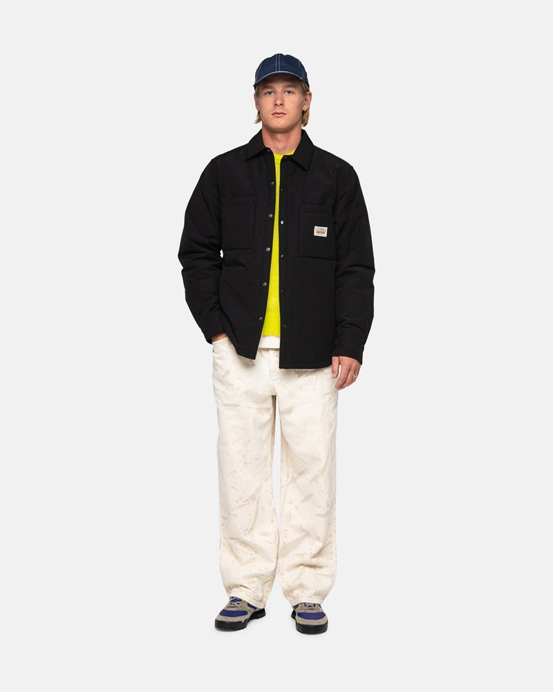 Ropa De Abrigo Stussy PADDED TECH OVER Unisex Negros | KCRT-51832