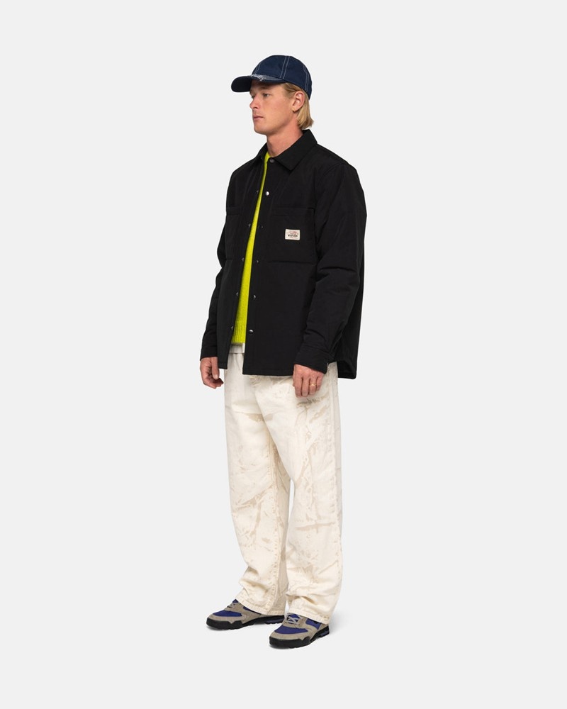 Ropa De Abrigo Stussy PADDED TECH OVER Unisex Negros | KCRT-51832