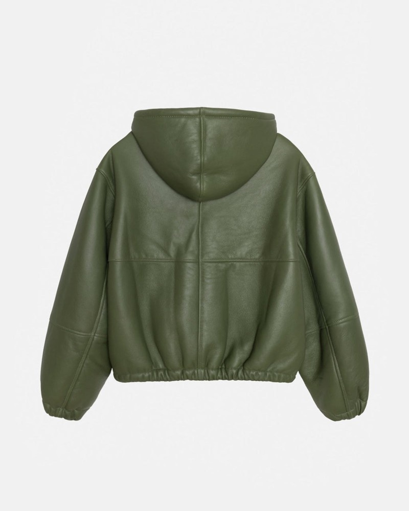 Ropa De Abrigo Stussy WORK JACKET SHEARLING Unisex Verdes | TPEO-06728