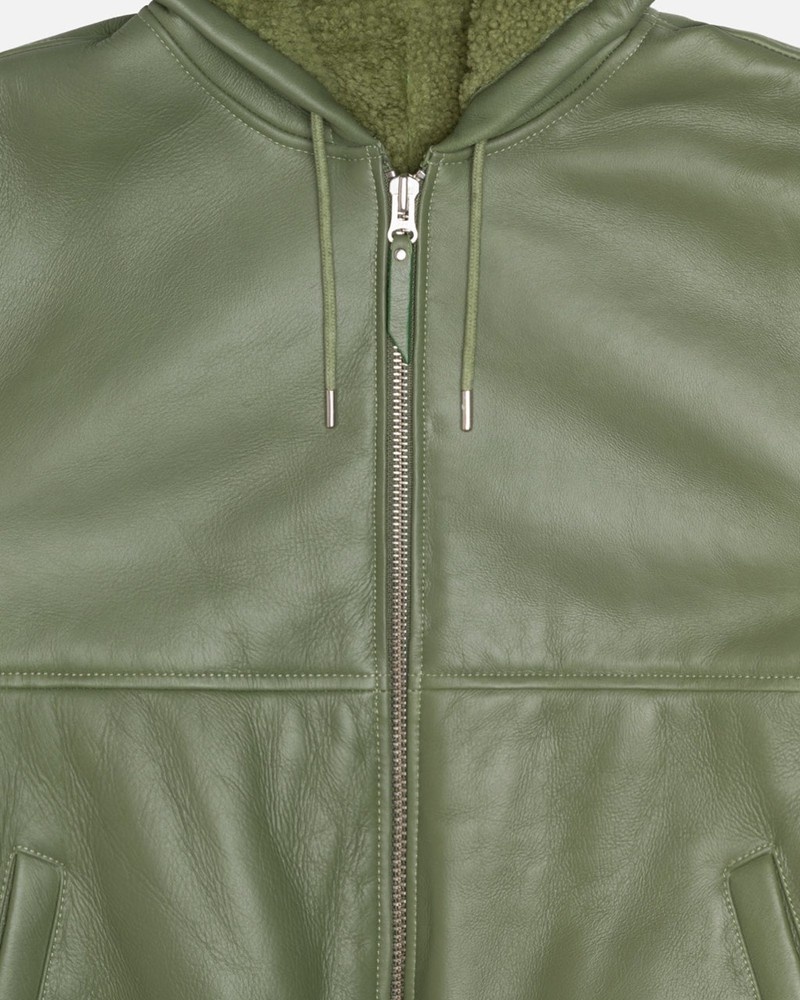 Ropa De Abrigo Stussy WORK JACKET SHEARLING Unisex Verdes | TPEO-06728