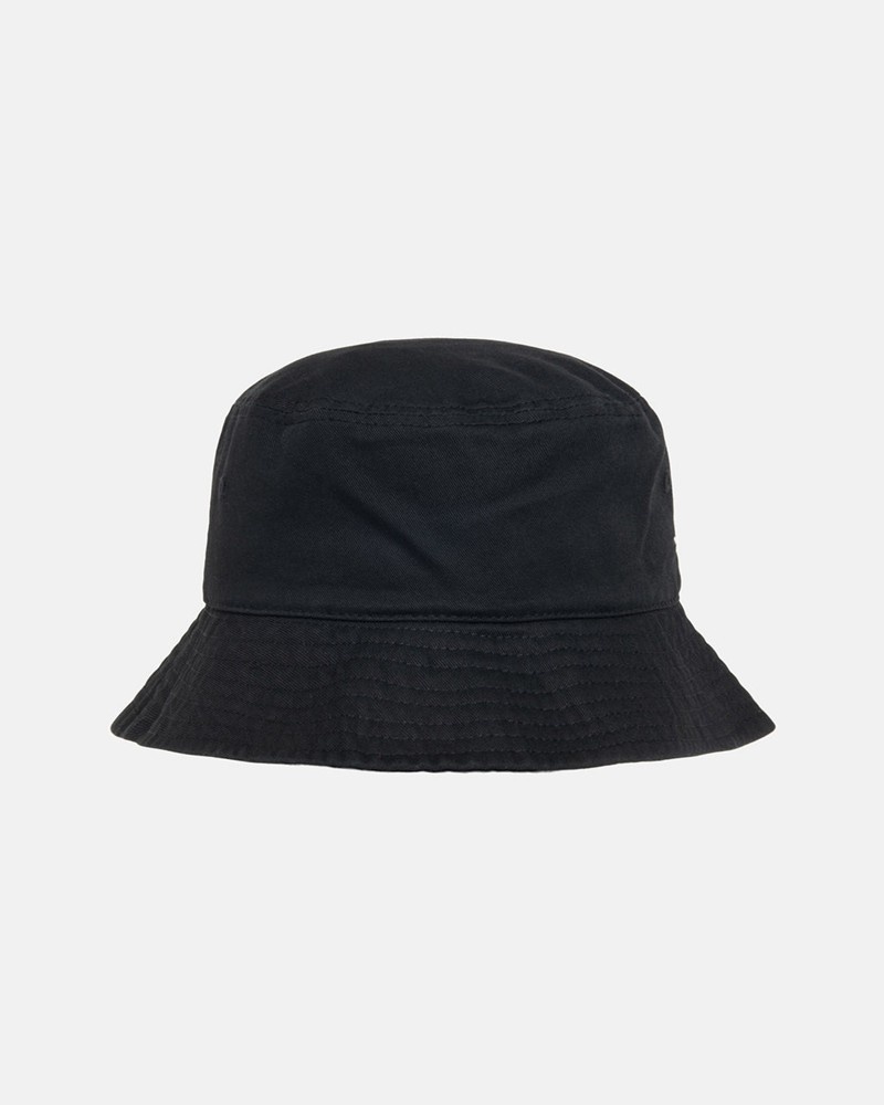 Sombreros Stussy BUCKET HAT STOCK Unisex Negros | KHAZ-94062