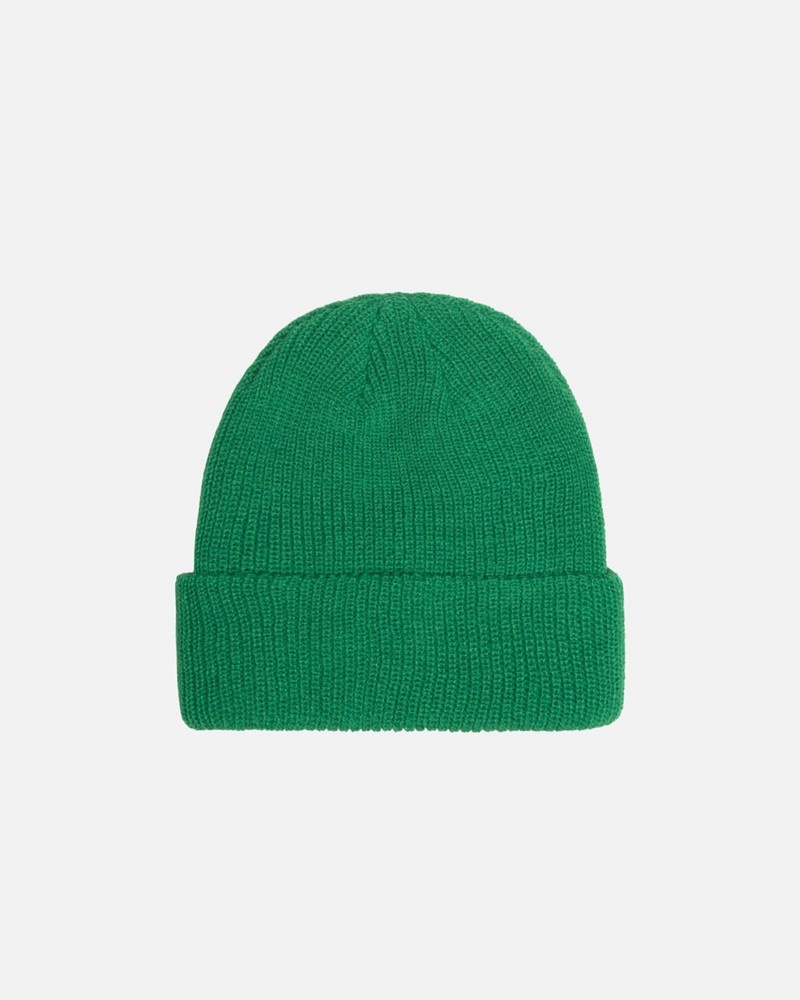 Sombreros Stussy CUFF BEANIE BASIC Unisex Verdes | SKDW-32057