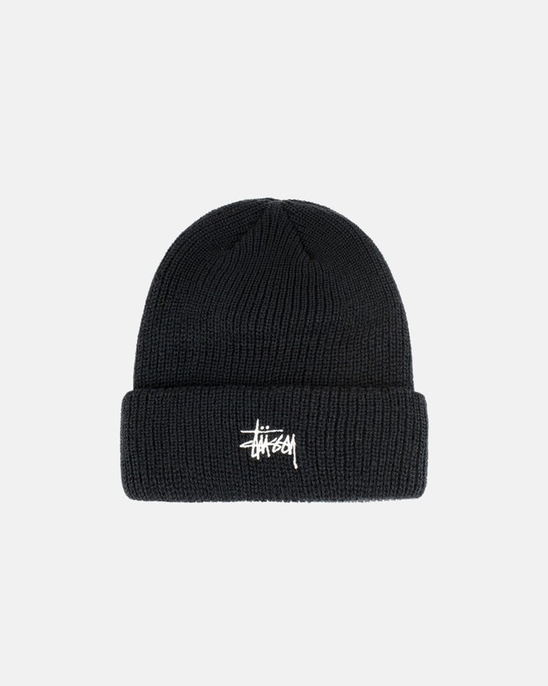 Sombreros Stussy CUFF BEANIE BASIC Unisex Negros | QIWP-45739