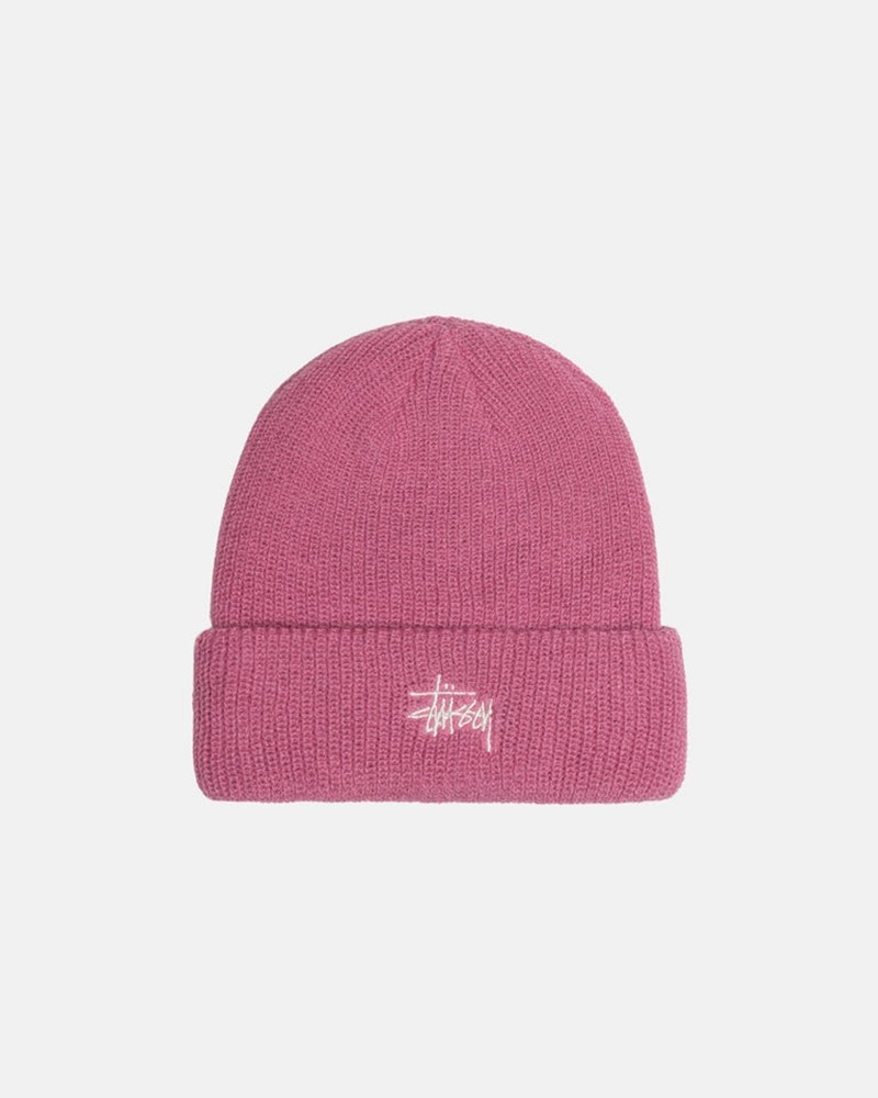 Sombreros Stussy CUFF BEANIE BASIC Unisex Rosas | WMLS-39486