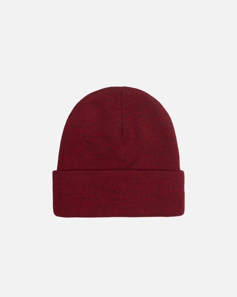 Sombreros Stussy CUFF BEANIE STOCK Unisex Rojos | FJVS-62839