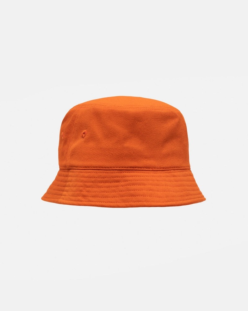 Sombreros Stussy DEEP BUCKET HAT SS LINK Unisex Naranjas | WUQF-04297