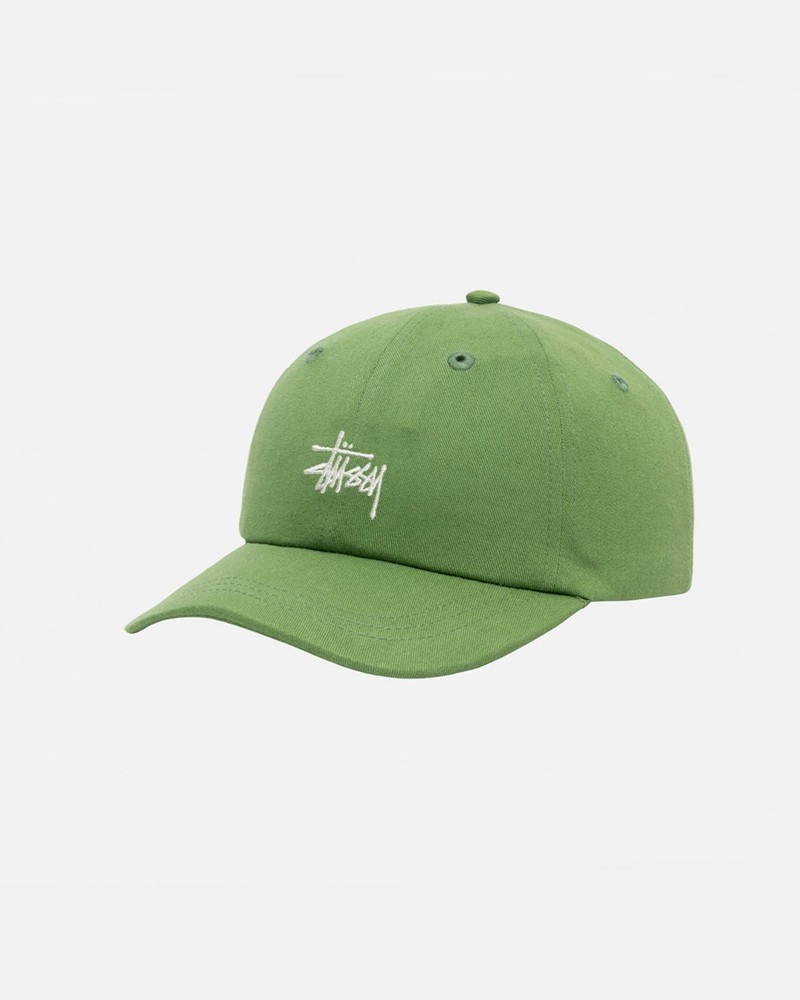 Sombreros Stussy LOW PRO BASIC STOCK STRAPBACK Unisex Verdes | YWHE-83910