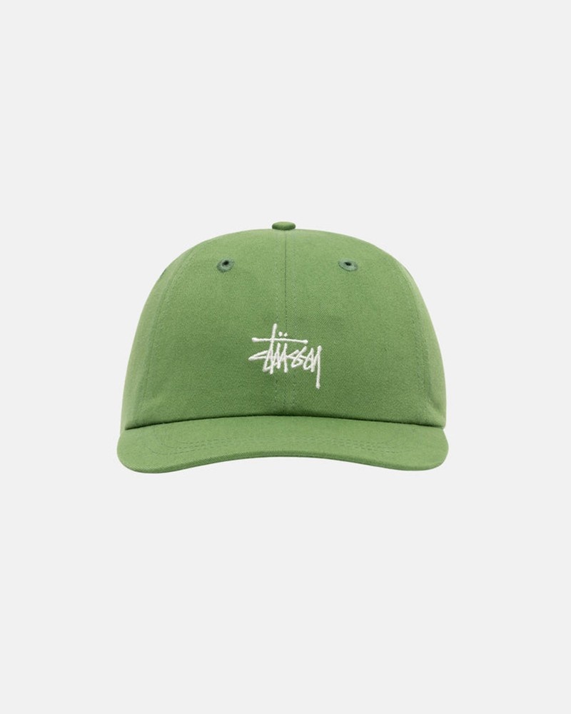 Sombreros Stussy LOW PRO BASIC STOCK STRAPBACK Unisex Verdes | YWHE-83910