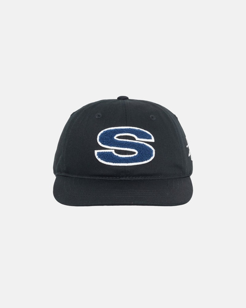 Sombreros Stussy LOW PRO CHENILLE S SNAPBACK Unisex Negros | VDRL-78902