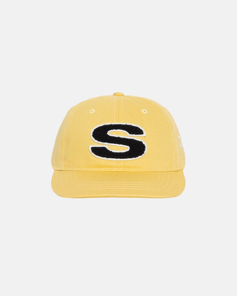 Sombreros Stussy LOW PRO CHENILLE S SNAPBACK Unisex Moutarde | PWTE-62031