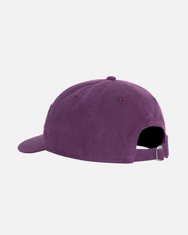 Sombreros Stussy LOW PRO COPYRIGHT APPLIQUE STRAPBACK Unisex Morados | QIWH-60972