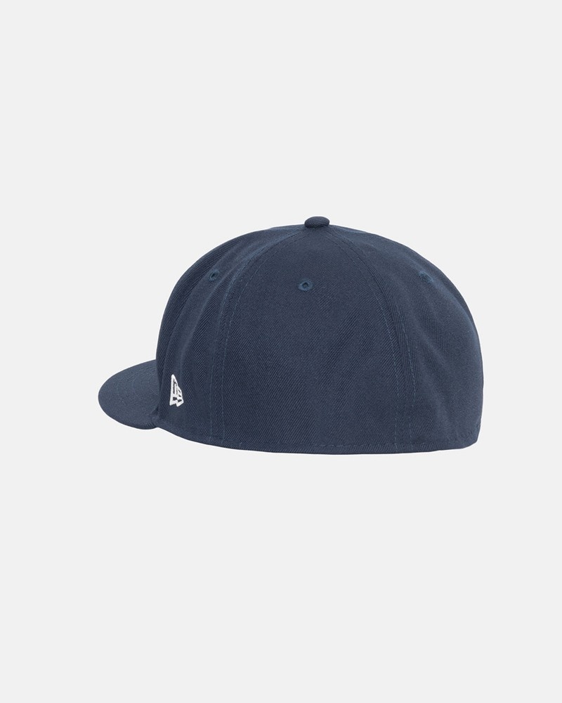 Sombreros Stussy NEW ERA 59FIFTY AUTHENTIC Unisex Azul Marino | AVLU-98320