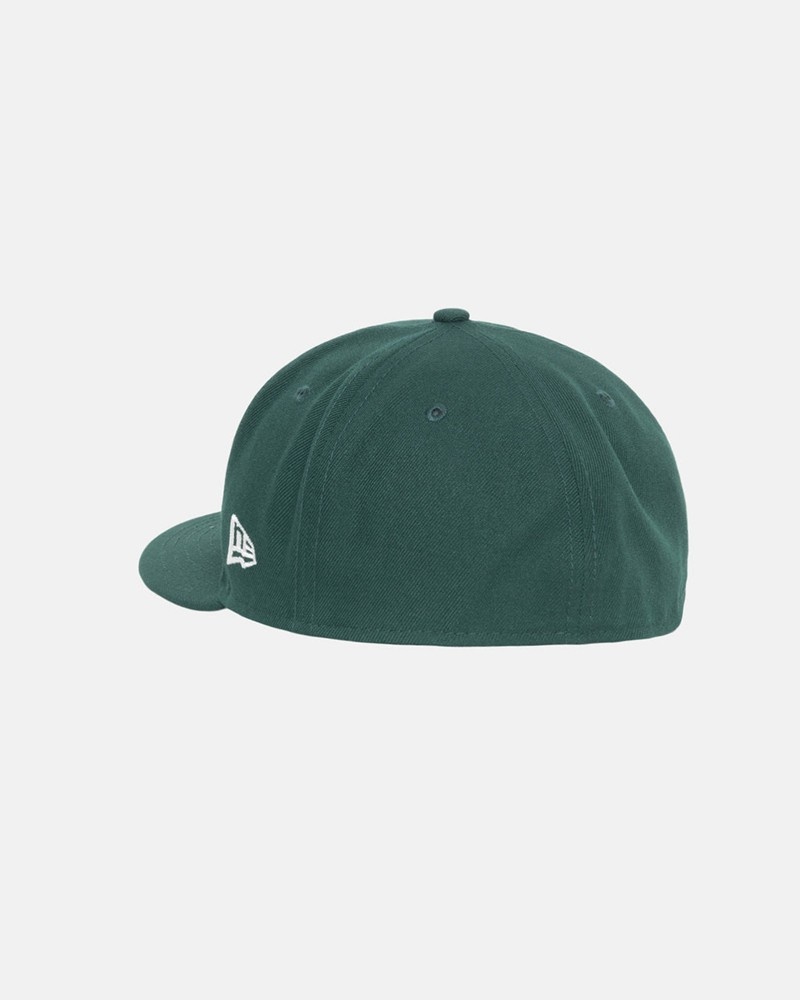 Sombreros Stussy NEW ERA 59FIFTY AUTHENTIC Unisex Verdes | JAVO-06257