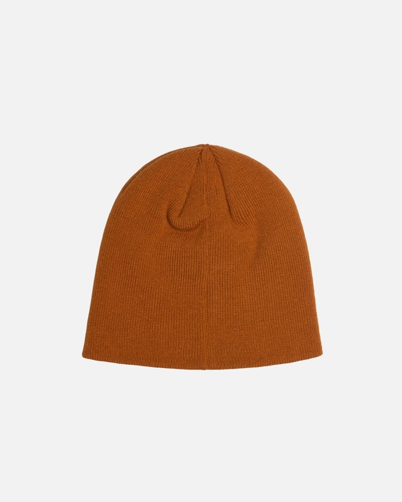 Sombreros Stussy SKULLCAP BASIC Unisex Marrom | ZTFP-24650