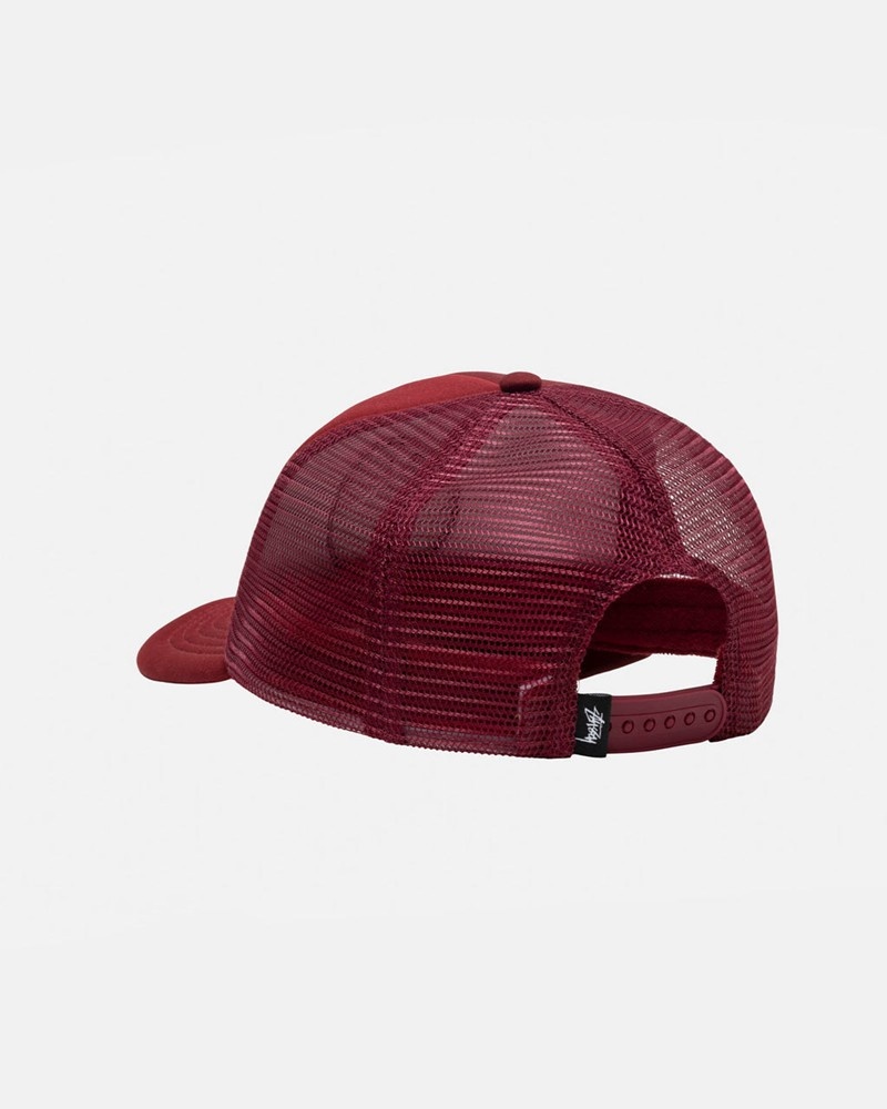 Sombreros Stussy TRUCKER 8 BALL SNAPBACK Unisex Rojos | DMNF-75063