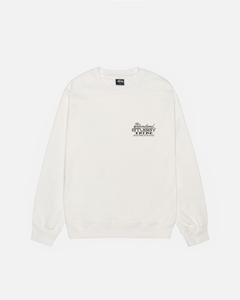 Sudadera Stussy IST CREW PIGMENT DYED Unisex Beige | FSHB-98107