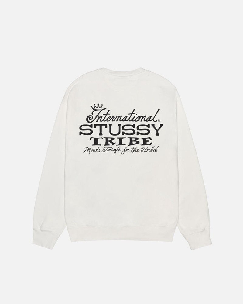 Sudadera Stussy IST CREW PIGMENT DYED Unisex Beige | FSHB-98107