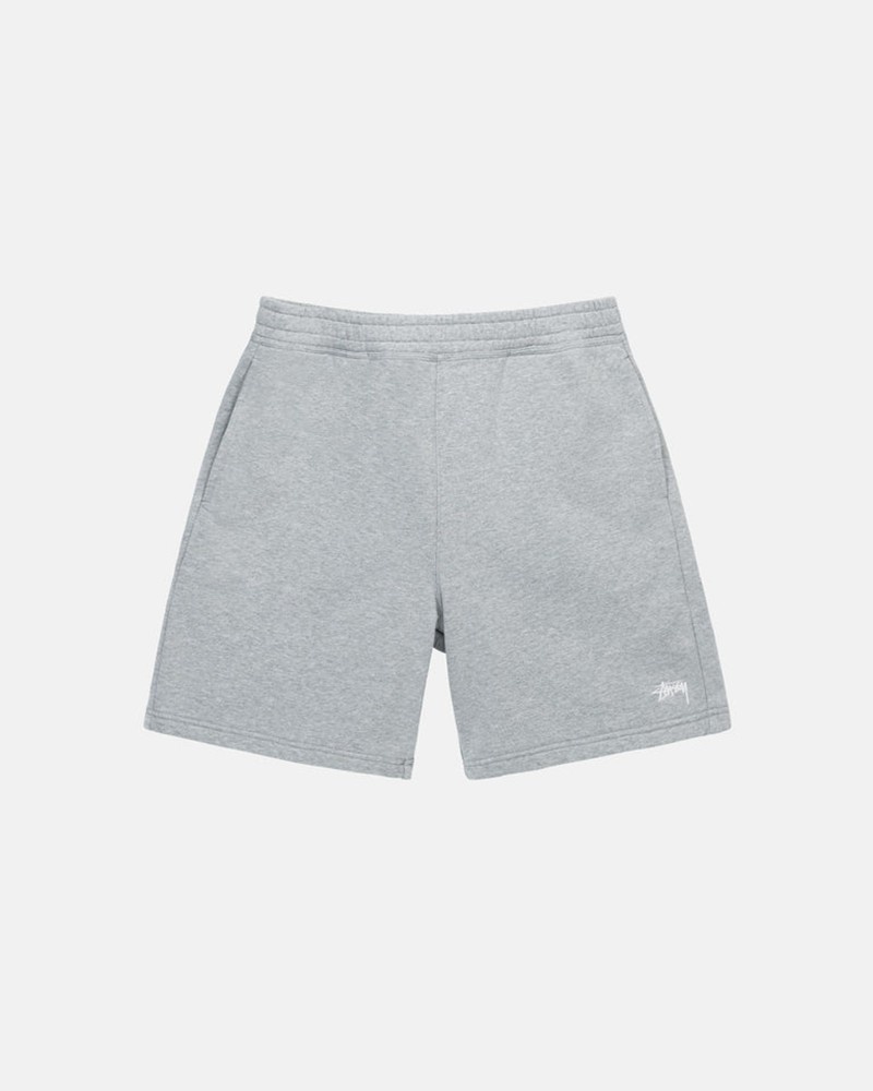 Sudadera Stussy STOCK LOGO SWEATSHORT Unisex Grises | MXWE-75916