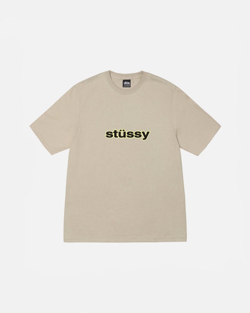 Tops Stussy SS-LINK Unisex Kaki | PTNC-38906