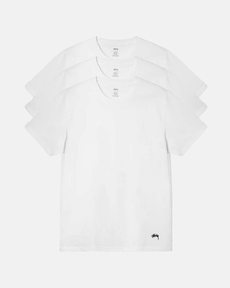 Tops Stussy UNDERSHIRTS Unisex Blancos | OKIZ-14879