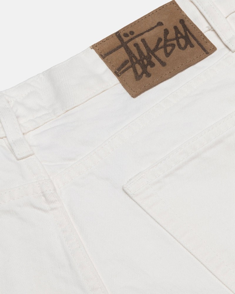 Vestido De Denim Stussy CLASSIC JEAN OVERDYED Unisex Beige | SAZB-54120